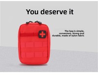Pochette médicale multifonctionnelle d'extérieur, trousse de premiers secours, sac d'urgence de voyage, sacoche tactique MOLLE en tissu Oxford avec fermeture éclair pour rangement utilitaire