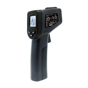 -50 - 380C High Temperature Laser IR Black Industrial Thermo Gun Infrared Thermometer for BBQ Oven Grill Pan Surface