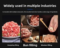Kommerzieller Industrieller Elektrischer Fleisch-Wurst-Mixer aus Edelstahl mit Hoher Kapazität 50-150KG