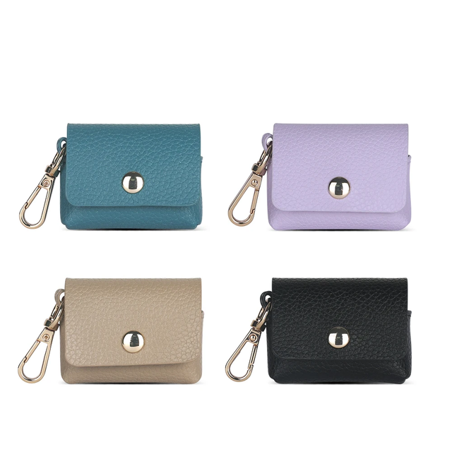 Special Offer Clearance Sale Leather airpods Bag airpods Pro case Leather with Hook Keychain for apple airPods 1/2 Pro
