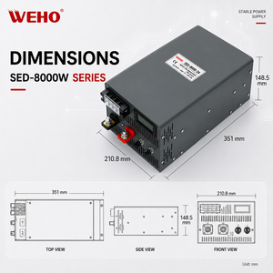 Импульсный источник питания SED 8000W AC/<span class=keywords><strong>DC</strong></span> с регулируемым напряжением и током: 24В, 30В, 36В, 48В, 60В, 72В, 96В, 110В, 150В, 220В - Product Image 2