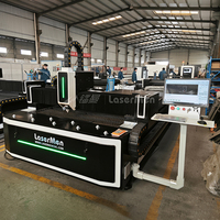 Machine de découpe laser à fibre CNC LM-1530AF 1500x3000mm 1500W-6000W pour tôles métalliques