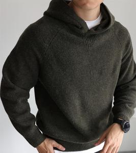 Mới Đến Tùy Chỉnh In Người Đàn Ông Của Áo Len Hoodies Len/Cashmere Nặng Lông Cừu Thoáng Khí Mùa Đông Áo Nỉ - Product Image 2