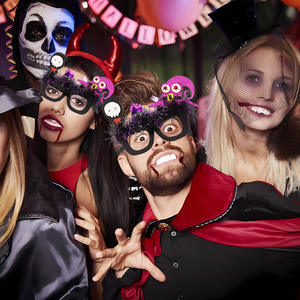 Occhiali di Plastica per Halloween Stile Europeo e Americano, Decorazione Divertente per Feste, Accessori Creativi per Foto - Product Image 2