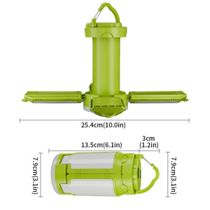 Nueva Lámpara de Camping LED con Pantalla Digital, Plegable, para Exteriores, con Salida de Energía, de ABS, con Clasificación IP67, para Colgar en la Tienda de Campaña - Product Image 6