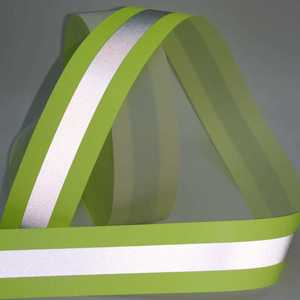 7110FR 蛍光イエロー難燃性反射生地（安全服用） - Product Image 2