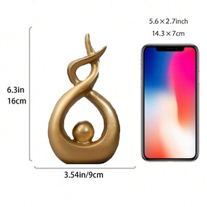 Ornements Nordiques Simples de Luxe en Résine, Artisanat Écologique pour Meuble à Vins, Décorations d'Intérieur <span class=keywords><strong>et</strong></span> de Pendaison de Crémaillère pour Entrée de Salon - Product Image 6
