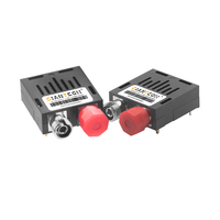Guangte 1X9 Módulo de fibra óptica industrial 1,25G 1310NM 20KM FC Puerto en espiral Módulo transceptor de fibra óptica dual de modo único