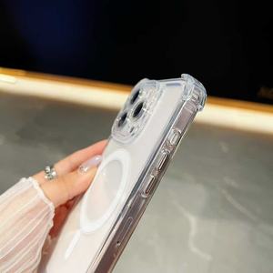 Хит продаж: Прозрачный магнитный чехол из акрила с усиленными углами для <span class=keywords><strong>iPhone</strong></span> 17 Pro Max, с точными вырезами - Product Image 6