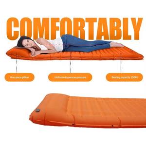 Hot Sale Waterproof TPU Camping <b>Mattress</b> with Built-in Foot Pump Super Light Inflatable Camping Mat with <b>Pillow</b> 1-2 Person - Product Image 4