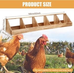 Gà làm tổ hộp gà làm tổ hộp, Gà Đẻ hộp Coop phụ kiện roosting đẻ với lót giường lớn cho gà mái - Product Image 2