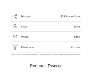 Collar con colgante de plata de ley 925 para mujer, con Zirconia arcoíris, escorpio, <span class=keywords><strong>Taurus</strong></span>, piedra de nacimiento, 12 Constelaciones - Product Image 2