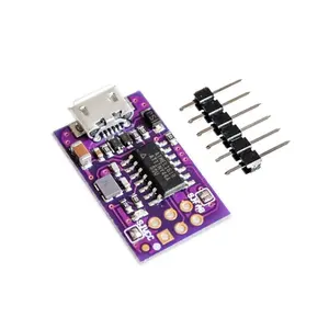 5VマイクロUSB小型AVRISP ATtiny44USBTinyISPプログラマーモジュール (ブートローダーISPマイクロコントローラー用) ATTiny45ATTiny85