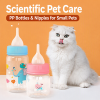 Bouteille d'alimentation automatique pour animaux de compagnie, chats et chiens, portable, non automatique, en matériau PP