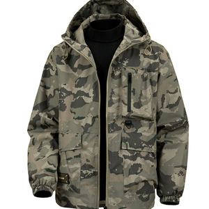 Chaqueta de Camuflaje con Capucha para Hombre, Otoño-Invierno 2025, Chaqueta Impermeable y Cálida de Moda, Venta al Por Mayor - Product Image 3