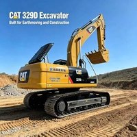 Excavatrice sur chenilles CAT 349D2L d'occasion, 50 tonnes, pour travaux miniers intensifs, moteur Cat C13, excavatrice hydraulique Caterpillar 349D2L d'origine