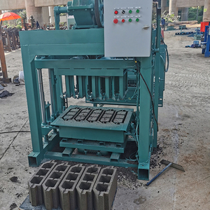 Hallow khối sản xuất hoàn toàn tự động bê tông <span class=keywords><strong>Interlock</strong></span> làm gạch giá máy để bán - Product Image 2