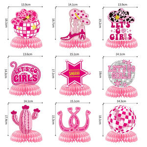 Guirlande de bannière scintillante, <span class=keywords><strong>bottes</strong></span> et chapeau de cow-girl western, boule <span class=keywords><strong>disco</strong></span> pour fête <span class=keywords><strong>disco</strong></span>, anniversaire de filles, enterrement de vie de jeune fille, décorations - Product Image 4