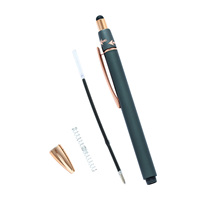 BECOL Nouveau Stylo Tactile Multifonctionnel Créatif avec Fonction Fidget Spinner, Stylo Bille Métallique Coloré Personnalisable avec Logo pour Cadeau