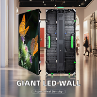 Écran LED étanche pour l'extérieur P2.97 P3.9 P4.81 500x1000mm géant LED vidéo mur moulage sous pression ascenseur publicité média