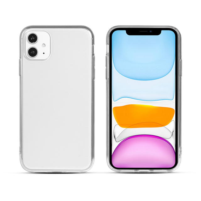 2020 NEW Model 2.0MM High Quality Flexible TPU Phone Case for iPhone 12 High Clear Transparent Soft Silicone Cover