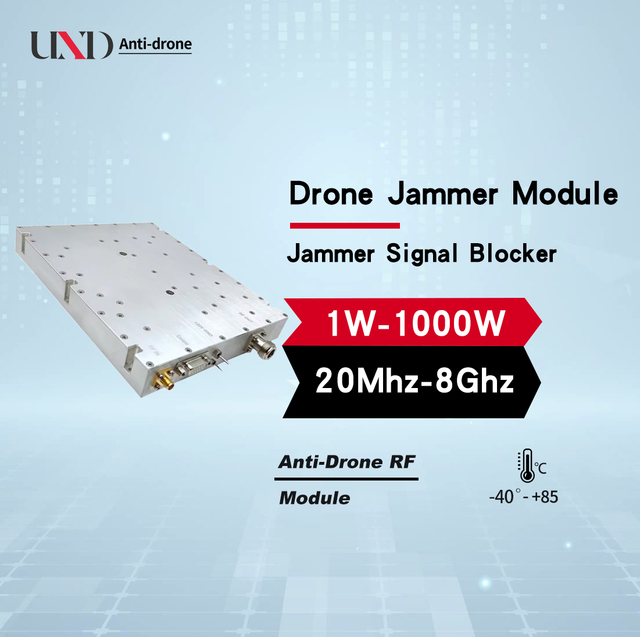 1W~1000W 20Mhz~20GHz 24-28V 20x15x2cm Air Safety RF Power Amplifier Shield Drone Detector