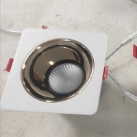 Jpungsun Plafonnier Encastré de Bonne Qualité 7w 10w Carré LED Réglable Anti-éblouissement Dimmable LED Downlight