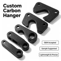 Support de dérailleur de vélo en carbone, personnalisation OEM disponible, échantillon gratuit, support de dérailleur arrière pour cadre de vélo