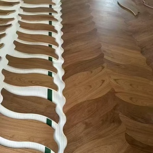 Parquet en bois massif de noyer de conception Lotus, épaisseur de 15 mm, parquet en bois d'ingénierie multicouche, design moderne, salon - Product Image 4