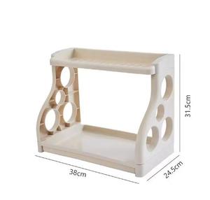 Étagère de cuisine organisateur étagères cadre d'angle en plastique douche <span class=keywords><strong>Caddy</strong></span> support de rangement porte-shampooing pour accessoires de salle de bain - Product Image 2