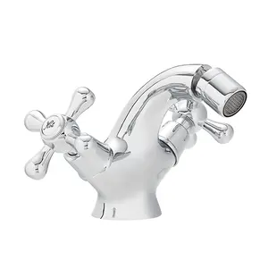 GFA1160 Torneiras Para Casa De Banho accessori da bagno ponte montato a due maniglie Bidet caldo e freddo miscelatore rubinetto in ottone