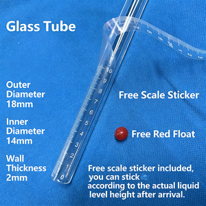 Glass Tube Level <b>Gauge</b> High Temperature Glass Tube Organic Tube Level <b>Gauge</b> Water Level Fire Water Level <b>Gauge</b> High Temperature - Product Image 3