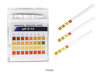 Laboratoire chimique 1-14 Bandelettes de test PH Papier indicateur PH universel 0-14 Papier de test PH