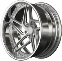 Jantes en alliage forgé bronze personnalisées 2 pièces, concaves profondes, en aluminium, pour voitures, de 18 à 22 pouces