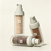 Emballage cosmétique de luxe durable, distributeur à pompe à vide, 30 50 ml, flacon sans air pour sérum