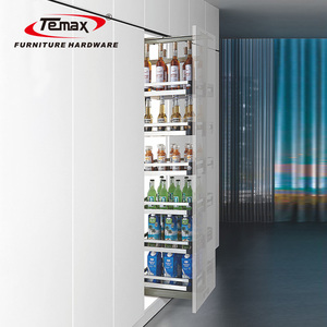 Temax dl070b mềm đóng cửa nhiều tầng thép nhà bếp Giỏ Pull-out thực phẩm đựng thức ăn nhà bếp phần cứng các mặt hàng tủ làm phụ kiện - Product Image 1