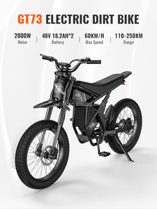 Bicicleta de Montaña Todoterreno con Motor en el Buje Trasero, Batería de Litio, Neumáticos Anchos, 60 km/h de Velocidad y 106 Nm de Torque - Product Image 3