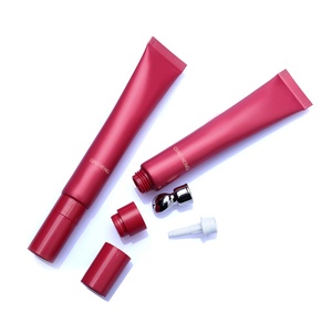 Tube souple mat rouge 15g 20g pour crème contour des yeux, emballage cosmétique, vente en gros, marque privée, pour lotion, baume à lèvres, brillant à lèvres - Product Image 3