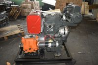 Moteur diesel marin bicylindre, 35 ch, moteur diesel marin avec boîte de vitesses, pompe à eau de mer, moteur diesel marin 2 cylindres