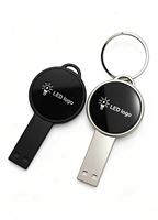 Memoria USB 3.0 Metálica Impermeable con Luz LED para Regalos Publicitarios Empresariales y Reuniones Anuales de la Empresa