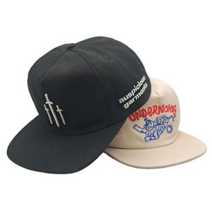 Gorras Planas de Algodón al por Mayor con Bordado Personalizado y Cierre a Presión - Product Image 5