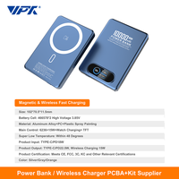 Power Bank Magnetik 10000mAh dengan Bodi Tipis 11.5mm, Layar TFT, Pengisian Daya Nirkabel 15W, Pengisian Cepat PD 20W, dan Baterai Semi-Solid