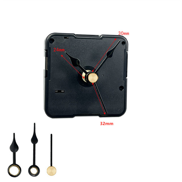 12 13 14 15mm Battery Clock Mechanism Kit Repair Replacement With Needles 30MM