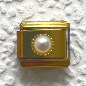 Stile italiano nuova <span class=keywords><strong>serie</strong></span> di bracciali modulari dorate Base <span class=keywords><strong>serie</strong></span> amore Styling catena di assemblaggio personalizzato acciaio inox oro - Product Image 6