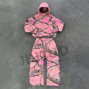 Sweat à capuche unisexe rose - Elevage des Sakura - Mascotte Clothing