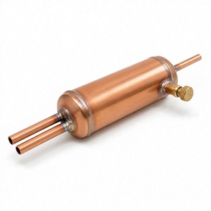 Filtre déshydrateur en cuivre soudé de haute qualité Retekool avec valve d'accès pour réparation de réfrigérateurs, congélateurs et climatiseurs - Product Image 1