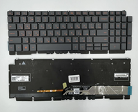 Clavier de remplacement pour ordinateur portable, disposition RU FR UK US DE pour Dell G15 5510 5511 5505 5515 5518 5520 5525 5530, clavier rétroéclairé