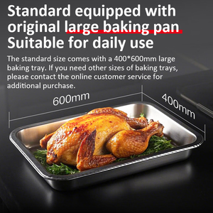 Forno Elettrico Commerciale Personalizzabile a 3 Livelli per Panetteria, Professionale per Pane, Pizza e Torte, Grande Capacità, <span class=keywords><strong>Potenza</strong></span> 3200W - Product Image 3