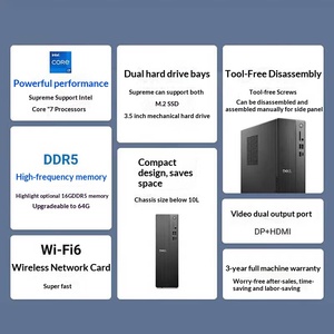 Computer Desktop <span class=keywords><strong>Dell</strong></span> ECS1250 2026 Host di 14a Generazione (Senza Monitor) I3-14100 8G 512G SSD - Product Image 2