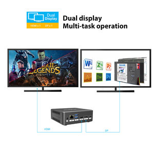 2021 10th Gen Ice lake barebone Mini PC Core i5-1035G4 ( Iris plus 300MHz-1.1GHz jusqu'à 48EU) thunderbolt <span class=keywords><strong>3</strong></span> de bureau informatique - Product Image 5